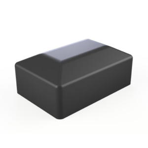 Czarna zaślepka z tworzywa sztucznego do słupka ogrodzeniowego, akcesorium ochronne z oferty Arwex Hurtownia.