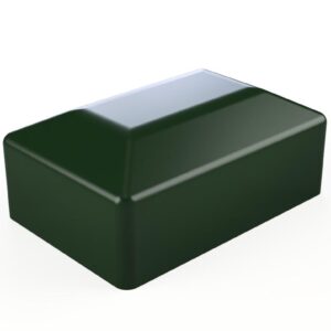 Zielona zaślepka na słupek ogrodzeniowy prostokątny – Arwex Hurtownia akcesoriów ogrodzeniowych